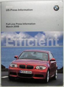 2008-2009 BMW Media Information US Press Kit