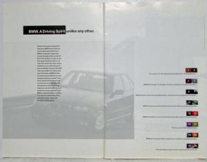 1997 BMW Full Line Driving Spirit Sales Brochure