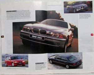 1997 BMW Full Line Driving Spirit Sales Brochure