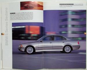 1997 BMW Full Line Driving Spirit Sales Brochure