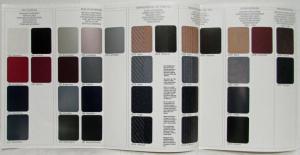 1988 BMW Color and Upholstery - Farben Polster Folder - Multi-language