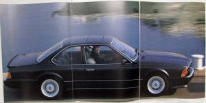 1987 BMW 635CSi Sales Brochure - German Text