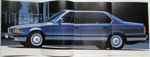 1989 BMW 730i 735i 735iL Sales Brochure - German Text