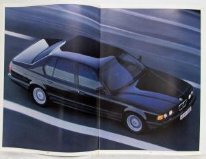1989 BMW 730i 735i 735iL Sales Brochure - German Text