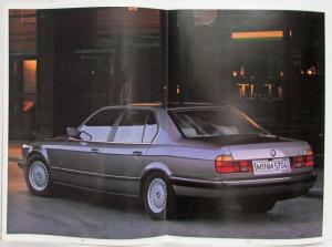 1989 BMW 730i 735i 735iL Sales Brochure - German Text