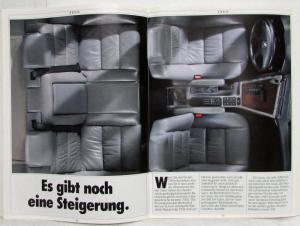 1989 BMW 730i 735i 735iL Sales Brochure - German Text
