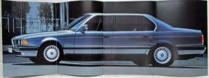 1990 BMW 730i 735i 735iL Sales Brochure - German Text