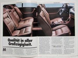 1990 BMW 730i 735i 735iL Sales Brochure - German Text