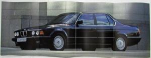 1986 BMW 730i 735i 735iL Sales Brochure - German Text