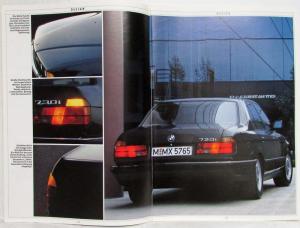 1986 BMW 730i 735i 735iL Sales Brochure - German Text