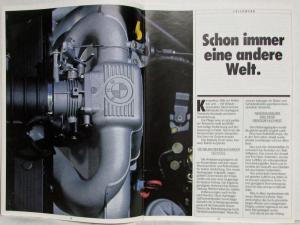 1986 BMW 730i 735i 735iL Sales Brochure - German Text
