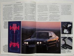 1986 BMW 730i 735i 735iL Sales Brochure - German Text