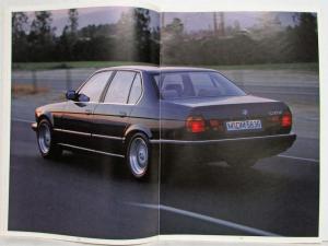 1986 BMW 730i 735i 735iL Sales Brochure - German Text