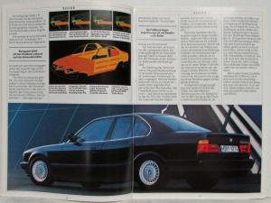 1988 BMW 524td Sales Brochure Highlights Through Loading - German Text