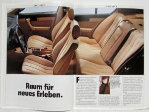 1988 BMW 524td Sales Brochure Highlights Through Loading - German Text