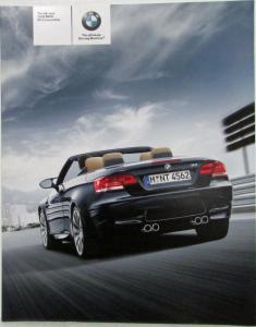 2008 BMW M3 Convertible Prestige Sales Brochure