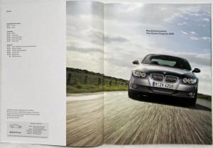 2008 BMW 3 Series Coupe Prestige Sales Brochure