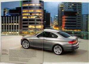 2008 BMW 3 Series Coupe Prestige Sales Brochure