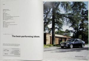 2009 BMW 5 Series Sedan Prestige Sales Brochure