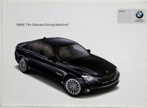 2009 BMW Full Line Sales Brochure Series 1 3 5 6 7 X3 X5 X6 M Series