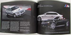 2009 BMW Full Line Sales Brochure Series 1 3 5 6 7 X3 X5 X6 M Series