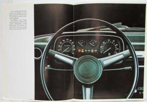 1969 BMW 2500 and 2800 Sales Brochure - German Text