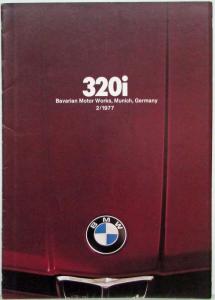 1977 BMW 320i Successor to the 2002 Sales Brochure