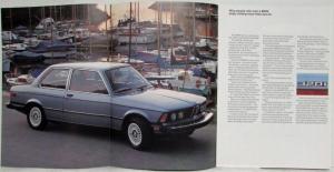 1978 BMW 320i Successor to the Car that Started a Cult Sales Brochure