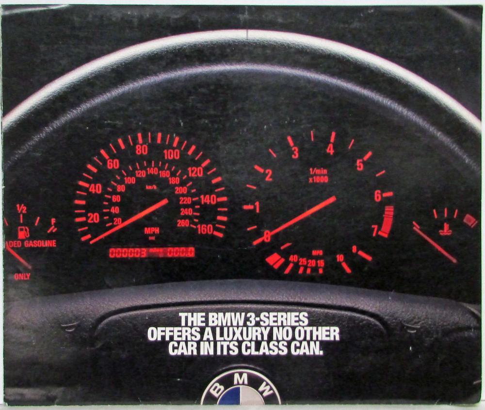 1995 BMW 3-Series Offers a Luxury in Its Class Oversized Sales Brochure