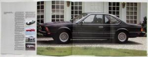 1980 BMW 633 CSi Sales Brochure