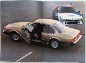 1980 BMW 633 CSi Sales Brochure