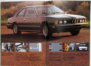 1980 BMW 633 CSi Sales Brochure