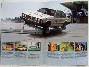 1980 BMW 633 CSi Sales Brochure
