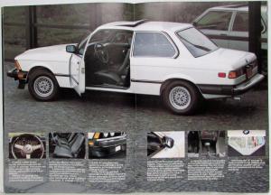 1980 BMW 320i Sales Brochure