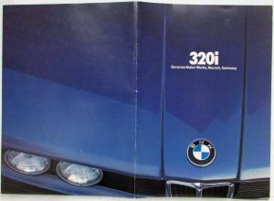1980 BMW 320i Sales Brochure