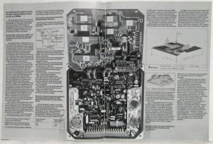 1981 BMW The Future Shows Its Strength Engine Technology Sales Brochure - German