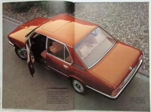 1976 BMW 518 520 520i 525 528 Sales Brochure - French Text