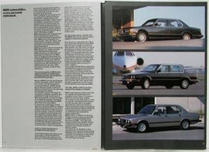 1985 BMW The Ultimate Driving Machine Sales Folder