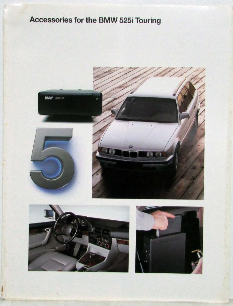 1992 BMW 525i Touring Accessories Sales Folder