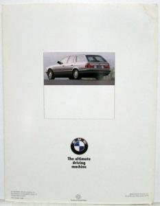 1992 BMW 525i Touring Accessories Sales Folder