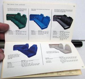 1974 Dodge Dealer Paint Chips Color Options Brochure Charger Challenger Dart