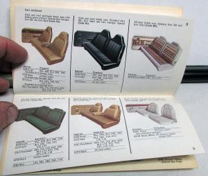 1975 Dodge Dealer Paint Chips Color Options Brochure Charger Dart Ramcharger