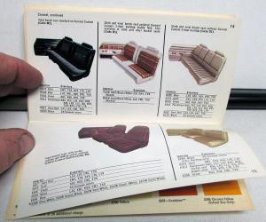 1975 Dodge Dealer Paint Chips Color Options Brochure Charger Dart Ramcharger