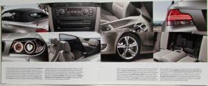2008 BMW 1 Series Convertible Small Sales Brochure 118i 120i 125i 135i 120d