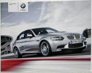 2007 BMW New M3 Saloon Small Sales Brochure