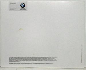 2007 BMW New M3 Saloon Small Sales Brochure
