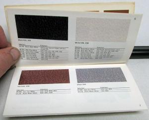 1976 Dodge Dealer Paint Chips Color & Trim Selector Salesmens Folder