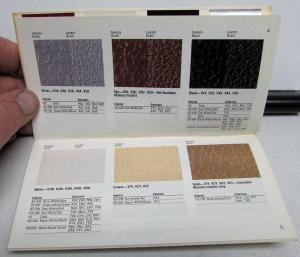1978 Dodge Dealer Paint Chips Color & Trim Selector Salesmens Folder