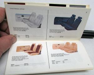 1978 Dodge Dealer Paint Chips Color & Trim Selector Salesmens Folder