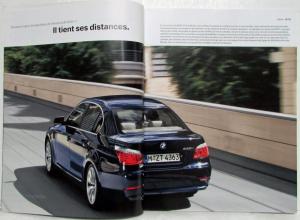 2008 BMW 5 Series Berline Sales Brochure - French Text